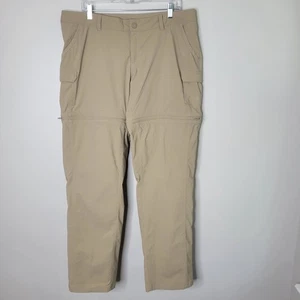 The North Face 16 Dune Beige Water Resistant Convertible Cargo Pants - Picture 1 of 9