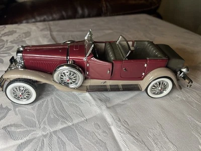 franklin mint diecast model car 1930 Duesenberg J Derham Tourster - Image 1 of 4