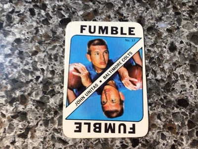 Johnny Unitas 1971 Topps game #37  - EX  *JU1 - Image 1 of 3