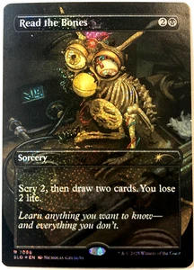 MTG Read the Bones (Confetti Foil) Secret Lair x Furby 7069 NM - Picture 1 of 6