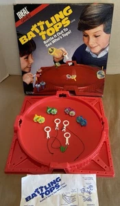 Vintage Battling Tops Board Game 1986 Ideal Toy-Only Missing 2 Strings-Beyblade - Picture 1 of 6