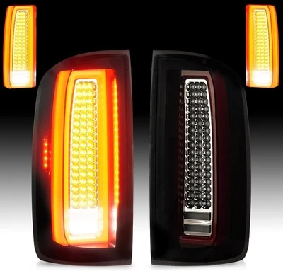 Par de luces traseras LED Chevy Colorado y GMC Canyon 2015-22 tubo ahumado conjunto cromado Foto 1 de 4