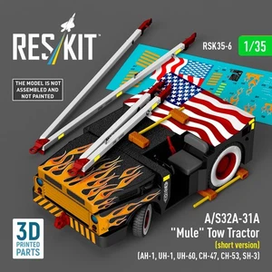 1/35 Reskit RSK35-0006 A/S32A-31A Trattore Traino "Mule" (versione corta) (AH-1, UH - Foto 1 di 3