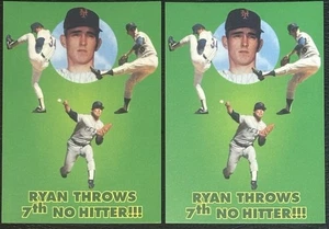 1991 Broder Nolan Ryan Throws 7th No Hitter (2) Cards NM-MT - Bild 1 von 2