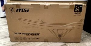 MSI Optix MAG342CQRV Curved Gaming Monitor 34" UWQHD (SECOND-HAND) - Picture 1 of 7