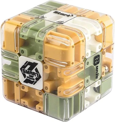 3D Labyrinth Kugel Puzzle, komplexes Maze Cube mit rollenden Kugeln. - Bild 1 von 4