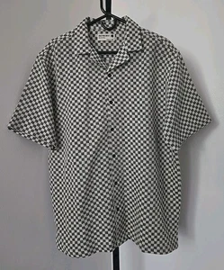 Retrofit Gr. Large strukturiertes kurzärmliges Button-Down-Hemd für Herren. Neu - Bild 1 von 5