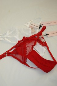 Agent Provocateur ~ FIA  ~ pink mesh ouvert brief BNWT AP2 UK 12