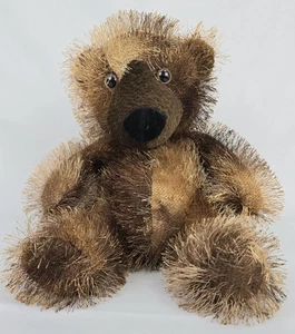 Aurora World Vintage Bär Plüschtier Bruyère zottelig braun sitzend 8 Zoll Stofftier - Bild 1 von 9