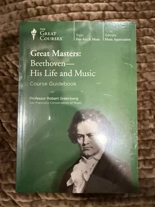 New The Great Courses Great Masters : Beethoven Life & Music 2 Disc & Guidebook - Imagen 1 de 2