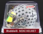 Ohio State Buckeyes Ncaa Riddell Speed Mini Football Helmet W/ Eye Shield Visor