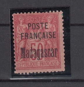 KK18262/ FRENCH MADAGASCAR – MAURY # 19 MINT MH SIGNED - Picture 1 of 2