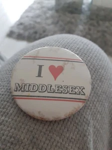 Insignia vintage I Love Middlesex - Imagen 1 de 2