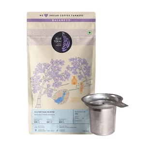 Blue Tokai Silver Oak (250g) - Channi Grind, Medium Roast, Premium Arabica - Picture 1 of 3