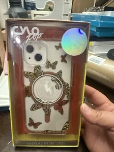 CYLO POP Nouveau Phone Case for iPhone 15/14/13 Clear with Butterfly Designs - Picture 1 of 3