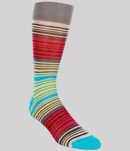 Cremieux Italy Men's Dress Socks Grey Cotton Blend SIZE:6-12.5 - Picture 1 of 1