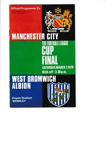 07/03/1970 Cup Final: Manchester City v West Bromwich Albion vintage rare - Picture 1 of 1