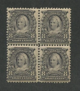 1902 United States Postage Stamp #306 Mint Never Hinged Original Gum Block of 4 - Picture 1 of 2