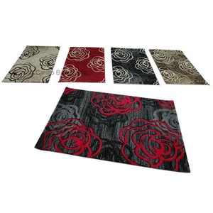 Tappeto Scendiletto Passatoia Arredo Classico Moderno Fiore 115x160 cm H466 - Foto 1 di 1