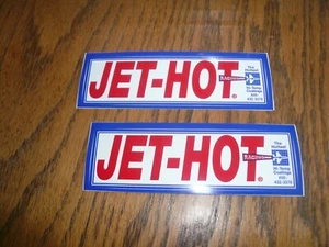 Jet Hot Racing - Hi-Temp Coatings Sticker - Vintage - Two for One Price - Bild 1 von 2