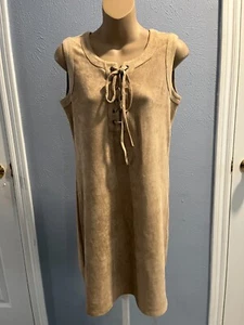 Cupio Sleeveless, Knee length Dress, Light Taupe, Size Small, nwt - Bild 1 von 5