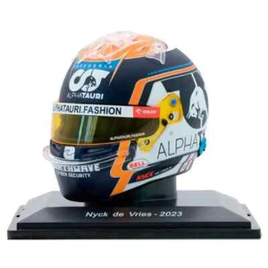 1:5th Scale Helmet 2023 AlphaTauri Nyck de Vries Replica - Picture 1 of 6