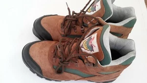 Vintage Raichle Mens 13M Mountain Hiking Trail Top Boots Outdoor Lace Up Brown - Picture 1 of 12