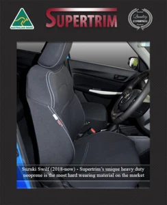 Front FB+MP seat covers fit Suzuki Swift 100% waterproof premium neoprene - Bild 1 von 10