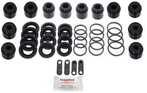 For VW Touareg 3.0 V6 Front Brake Caliper Repair Kit Pistons 6 pot 350mm D 18z - Picture 1 of 3