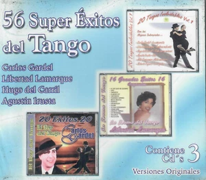 56 SUPER EXITOS TANGO NEW (NUEVO) 3 CD SET - Picture 1 of 2