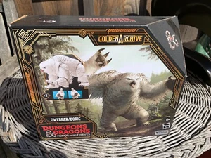 Dungeons & Dragons Owlbear Doric Golden Archive White Figure Honor Among Thieves - Picture 1 of 5