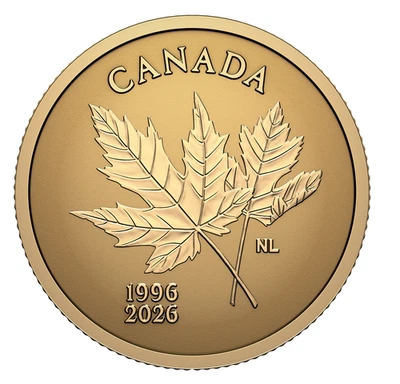 2026 30th Anniversary of Canada’s Arboreal Emblem 0.5 gram .9999 Gold $1 Coin - Image 1 of 4