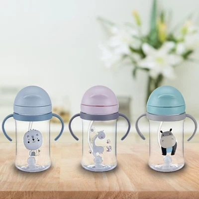 Taza de paja a prueba de fugas con asas para bebés pequeños 6-12 meses Foto 1 de 4