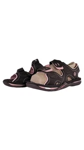 Sandalias Timberland Sandstomper 2 correas marrón/rosa para niños pequeños talla 12 nuevas en caja - Imagen 1 de 6