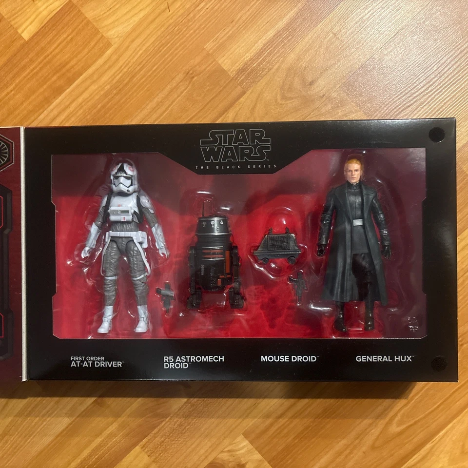 Star Wars Black Series Galaxy Edge Primer Orden Parques Disney Set Hux R5 AT-AT 4pk Foto 1 de 4