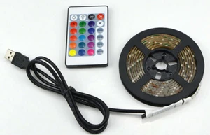 USB LED Strip 2835 SMD DC5V Flexible 3M HDTV/Desktop Screen Backlight - Picture 1 of 1