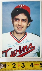 5" X 7" 1980 TOPPS Baseball MLB Card ROY SMALLEY Minnesota TWINS Shortstop (#1) - Picture 1 of 2