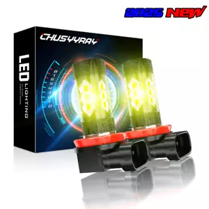 For Mercedes-Benz ML350 2006-2011 - 2X H11/H8 LED Fog/Driving Light Bulbs YELLOW - Foto 1 di 11