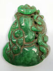 Burma jade carved pendant pendant jewelry