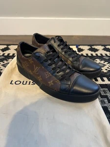Louis Vuitton Monogram Sneakers Brown Match-Up Sneakers | M Size 8.5 - Picture 1 of 12