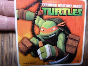 Nintendo Teenage Mutant Ninja Turtles Michelangelo Sticker 2012 Scrapbooking - Picture 1 of 3