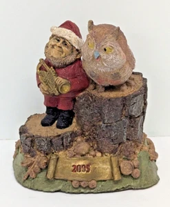 Tom Clark Owl & Howl Gnome Owl Santa 2005 Christmas Figurine Cairn Studios - Picture 1 of 7