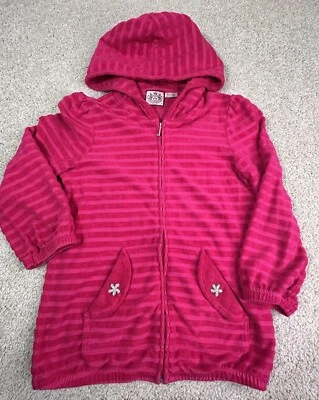 Sudadera con capucha vintage Y2K Juicy Couture talla mediana rosa tela de rizo cremallera completa estrás Foto 1 de 4
