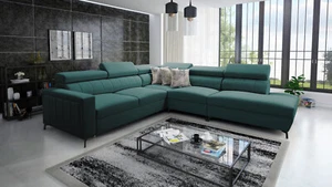 L-förmiges Sofa Wohnzimmer Ecksofa mit Schlaffunktion BALTIC VIII Farbauswahl - Bild 1 von 20