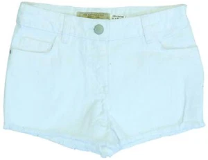Pantalones cortos de mezclilla blancos Ex Chainstore para niñas de 3 a 8 años de moda de verano - Imagen 1 de 2