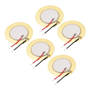 5 Pcs Piezo Discs 35mm Acoustic Pickup Transducer Microphone Trigger Drum Guitar - Picture 1 of 4