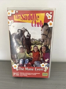 The Saddle Club The Mane Event VHS Video Tape Very Rare 2005 ABC Kids - Picture 1 of 4