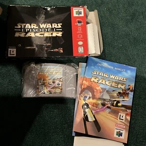 Star Wars Episode I: Racer (Nintendo 64, 1999) mit Box, Anleitung - Bild 1 von 3