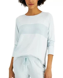 Alfani Lounge Top Womens XXL Soft Stretch Colorblock Long Sleeve - Picture 1 of 6