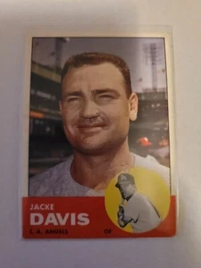 1963 TOPPS JACKE DAVIS #117 VG/EX COMBINED SHIPPING "LOOK" - Bild 1 von 1